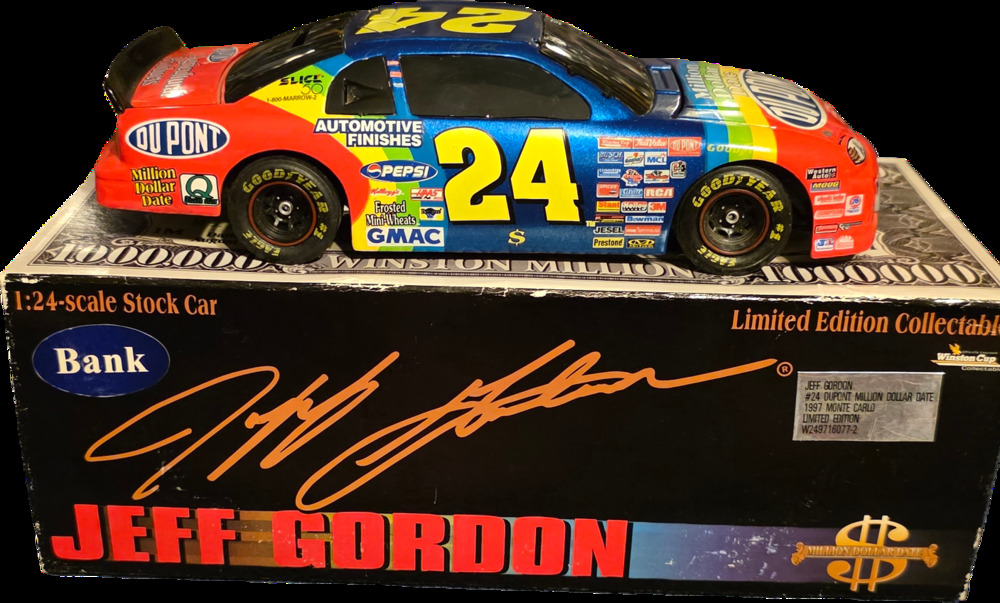 1997 Jeff Gordon #24 DuPont Million Dollar Date Monte Carlo Bank 1/24 Action